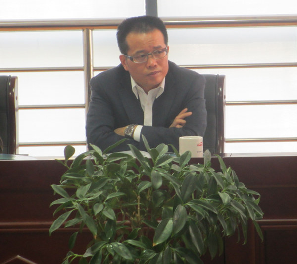 熱烈歡迎區領導蒞臨我司調研指導(圖1)